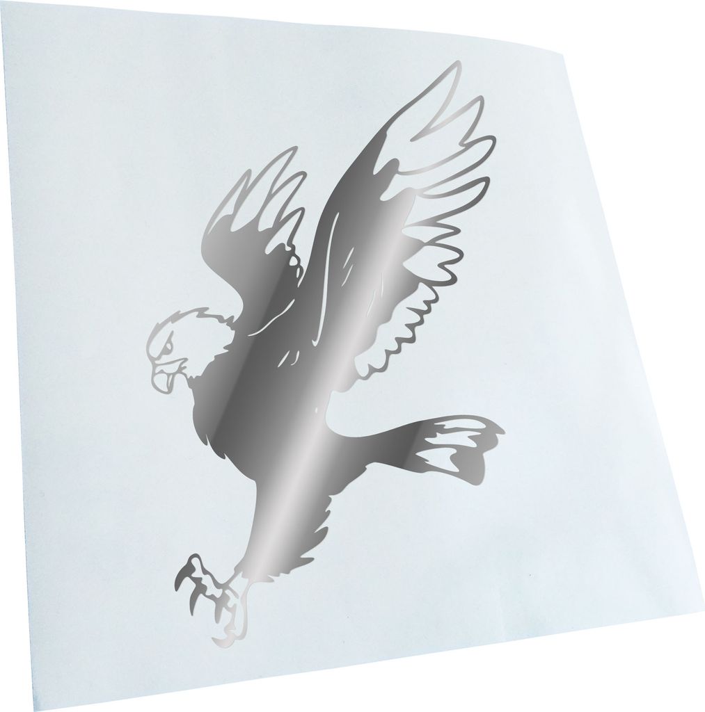 hauptsachebeklebt Kiwistar - Autoaufkleber - Adler - Eagle - Flug - Hawk - Western Heckscheibe - Aufkleber für Auto Kfz Fahrrad, LKW, Truck Mofa