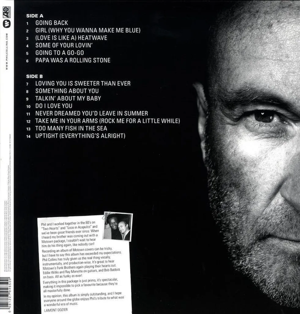 Musique Phil Collins The Essential Going Back Album Idéal pour Salon