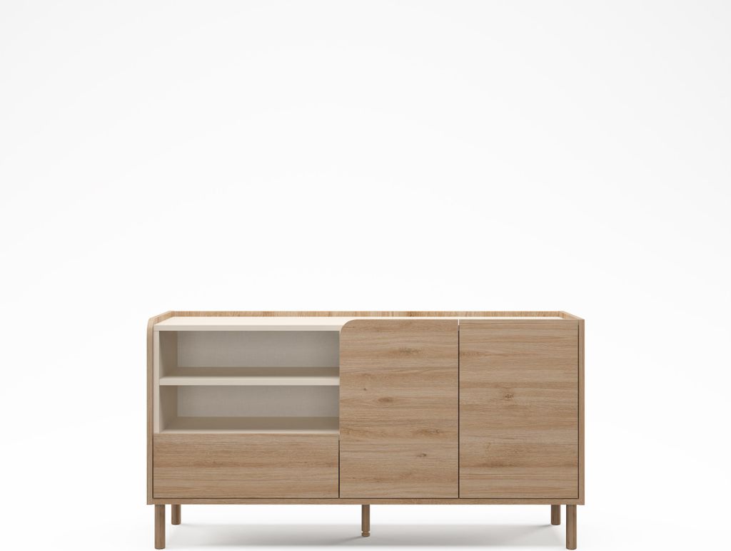 Marckeric – Monza Sideboard – Braun – 141 x 44 x 75,5 cm