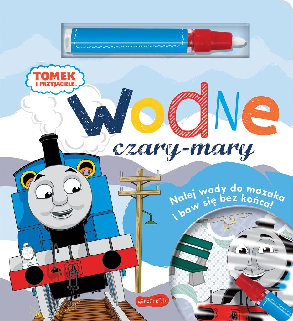 Tomek i Przyjaciele Wodne Czary-Mary Książka z Flamastrem Obrázek produktu 