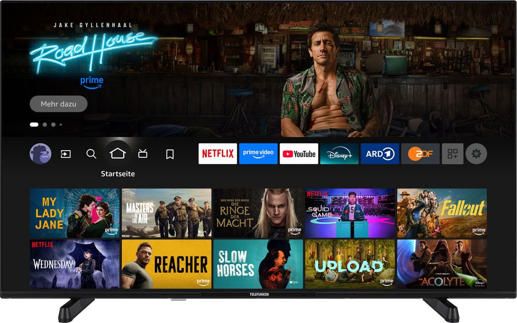 Telefunken 55 Zoll Fernseher Fire TV (4K UHD Smart TV, HDR Produktbild 
