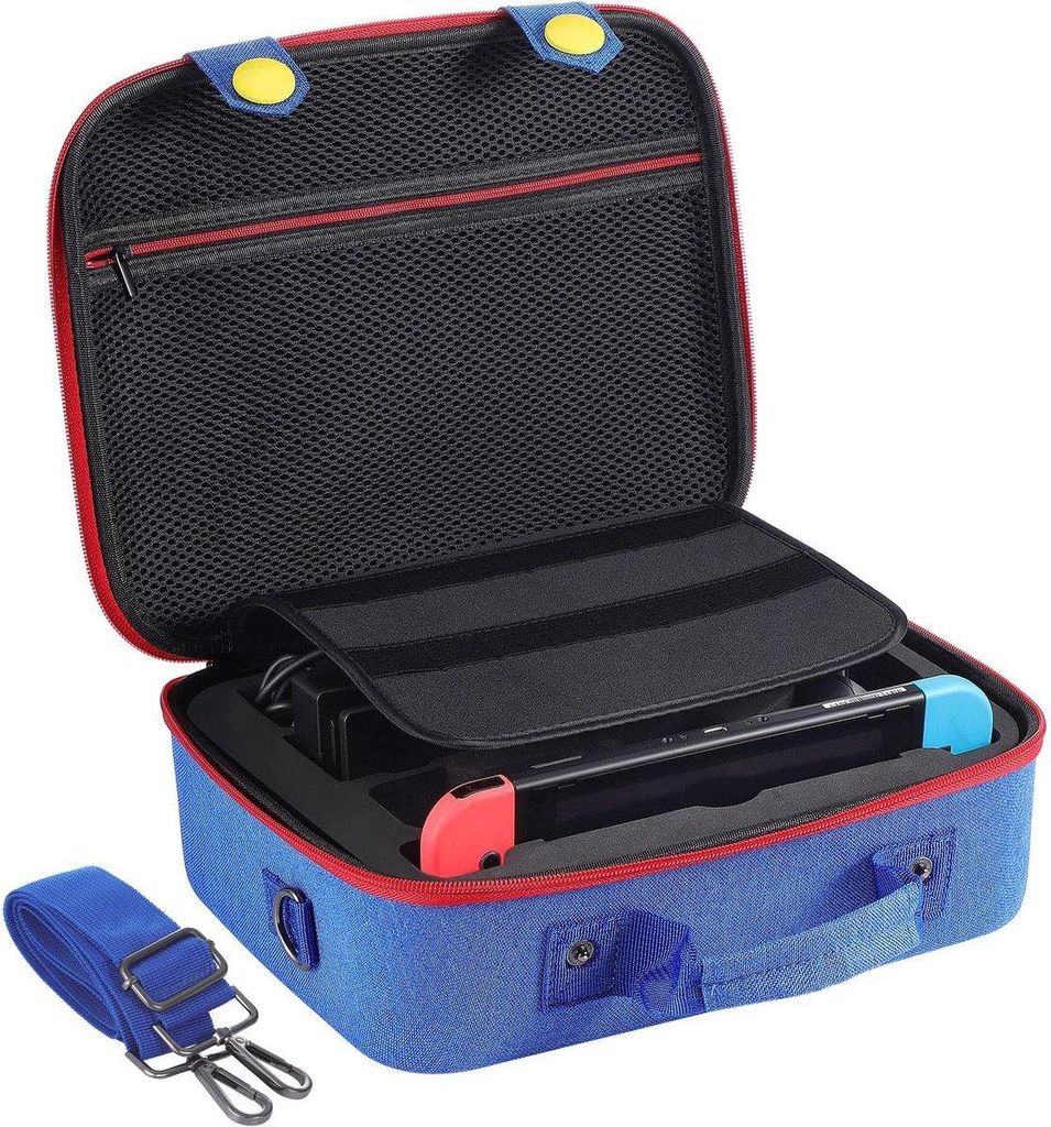 Nintendo Switch Tragetasche All-in-One mit Hardcase, Dock & Controller-Fächer