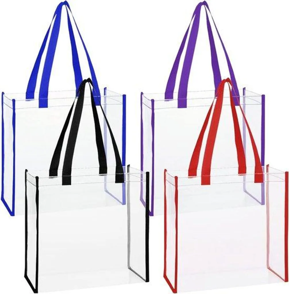 Lot de 4 sacs de voyage transparents imperméables Trousse maquillage