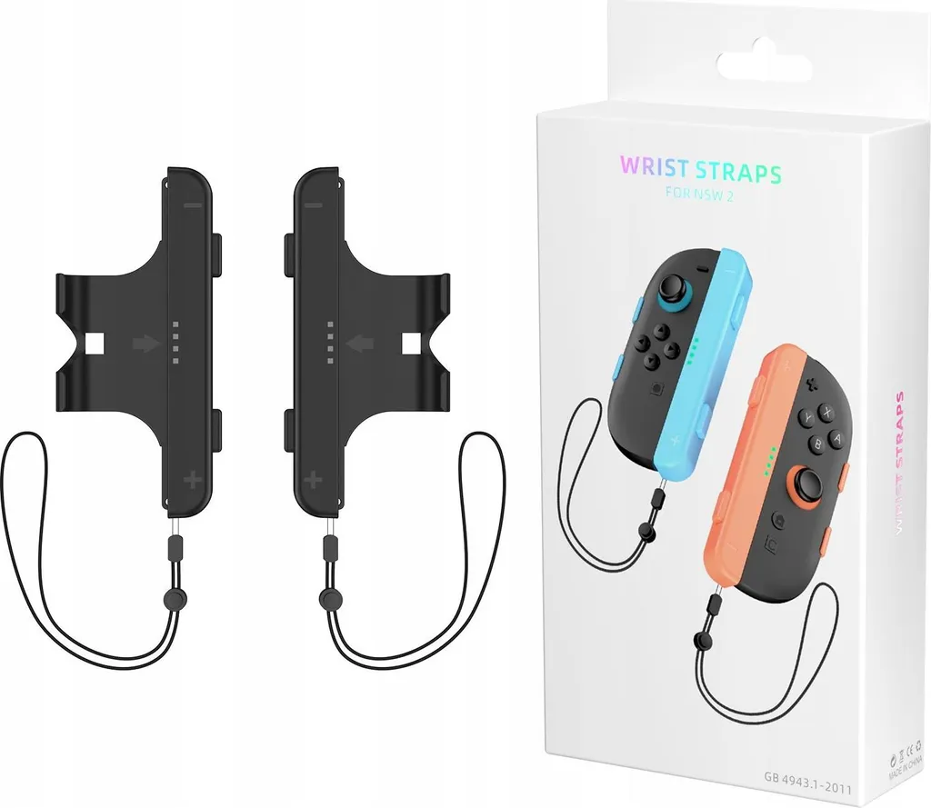 Poignée de Confort Joy-Con Nintendo Switch 2 Verticale avec Sangle x2