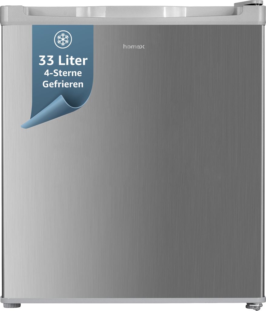 homeX Mini Gefrierschrank, Gefriertruhe klein - 33L Produktbild 
