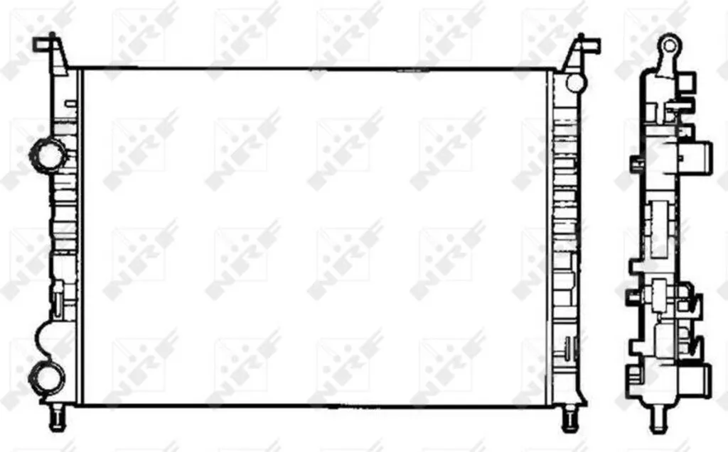 Radiateur de Refroidissement Moteur pour Fiat Strada et Palio NRF