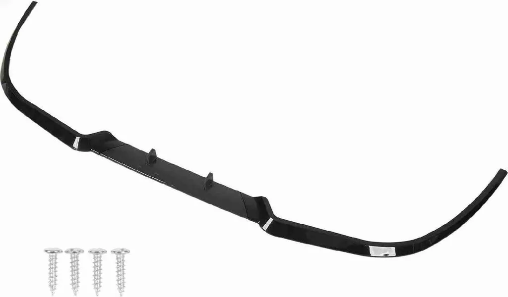 Spoiler de pare-chocs avant noir brillant de 114 cm pour Seat Leon