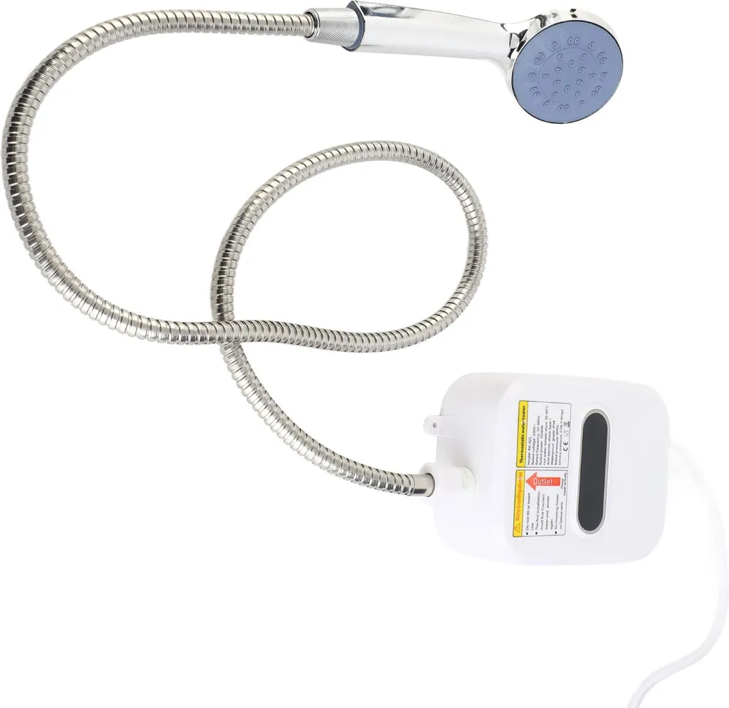 Mini chauffe-eau instantané pour cuisine et douche kit complet LCD