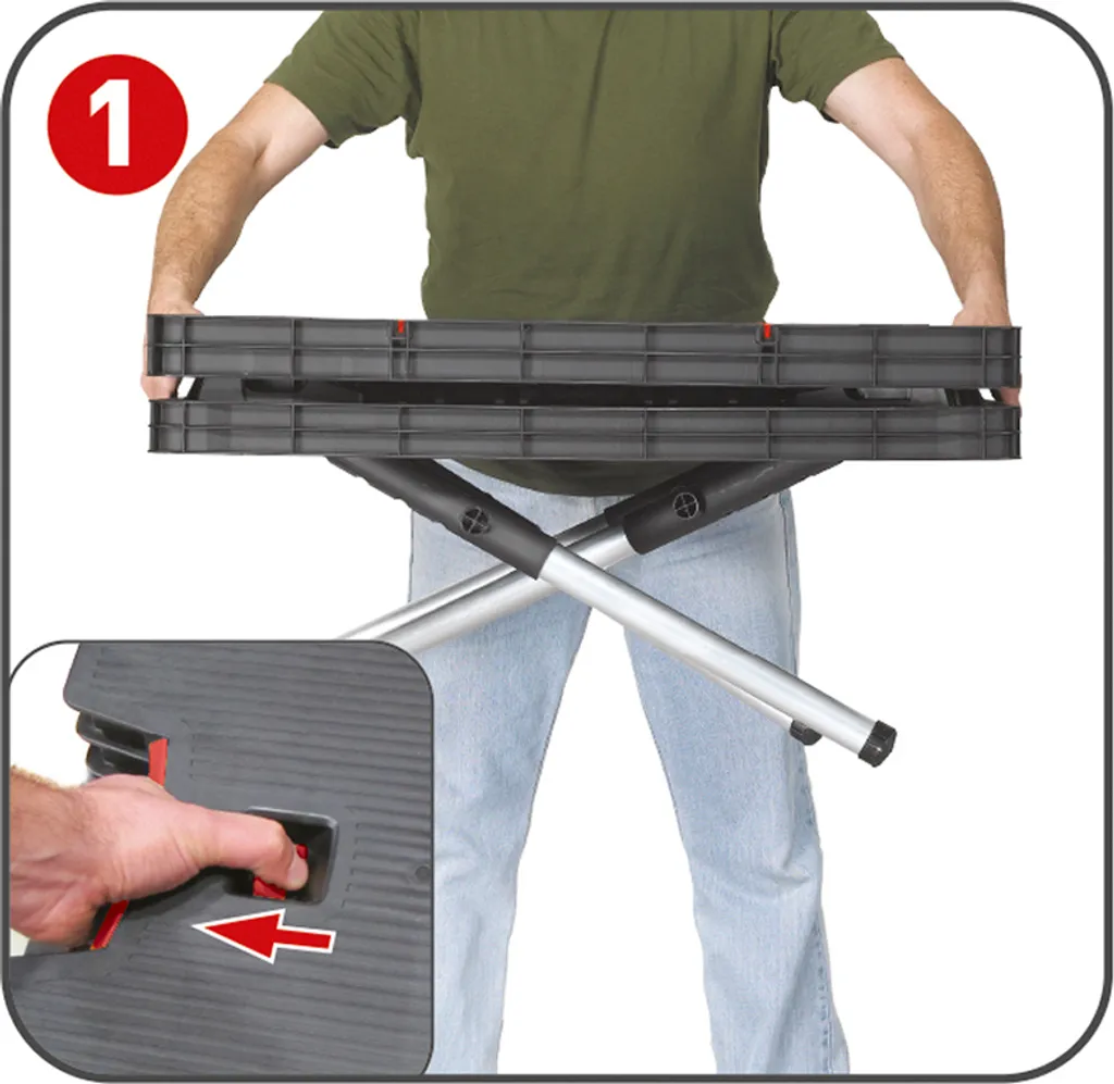 Établi pliant transportable KETER avec plateau de serrage polyvalent - 23