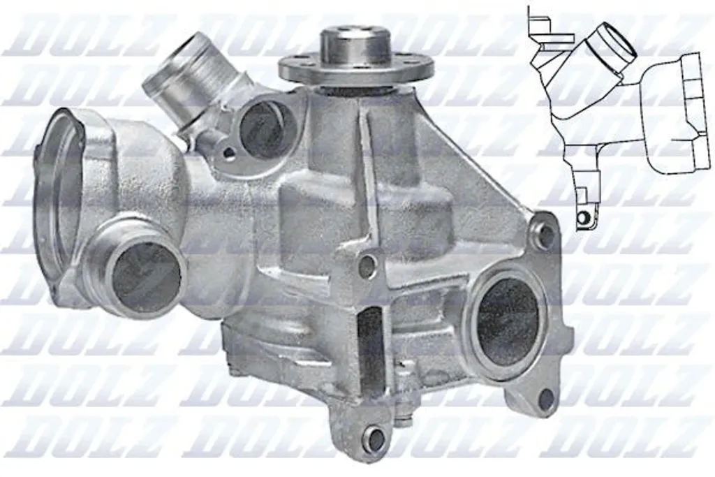 Pompe à liquide de refroidissement pour Mercedes W124 Berline M174
