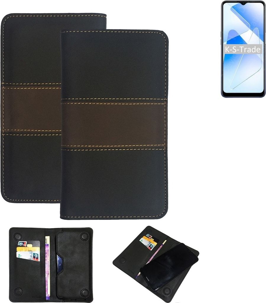 K-S-Trade Hülle Handyhülle kompatibel mit Oppo A53s 5G Schutzhülle Walletcase Bookstyle Tasche Schutz Case Handytasche Wallet Cover Kunstleder