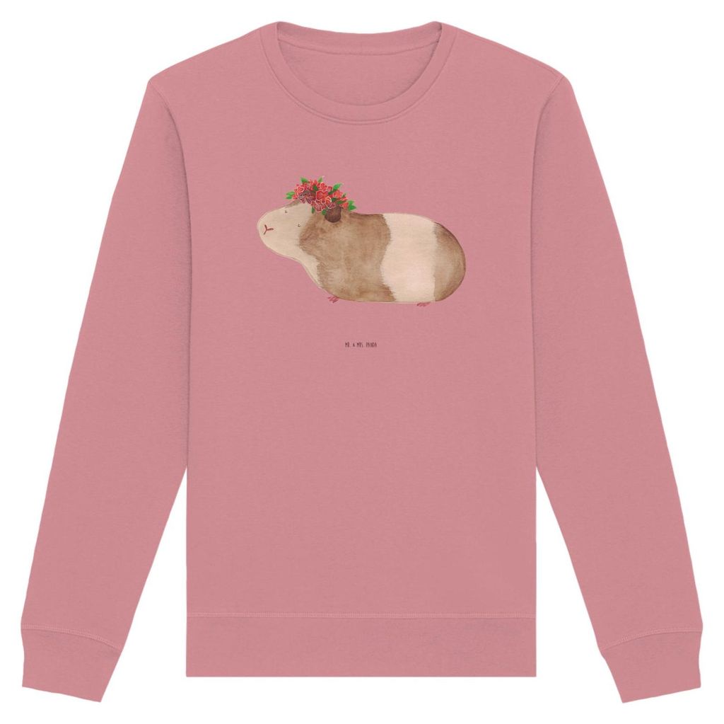 Mr. & Mrs. Panda Rundhals Pullover Meerschweinchen Weisheit Größe L - Canyon Pink - Geschenk, Sweatshirt, Spruch, Sweater, Lustige Sprüche, Moti...