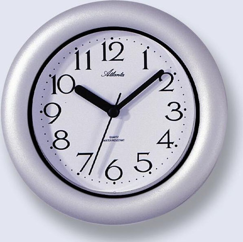 Atlanta Wanduhr, Quartz, Ø 17 cm , 454-4