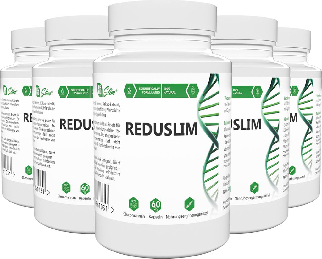 Reduslim - 300 kapsúl (5 x 60 kapsúl) - balenie po 5 ks Obrázok produktu 