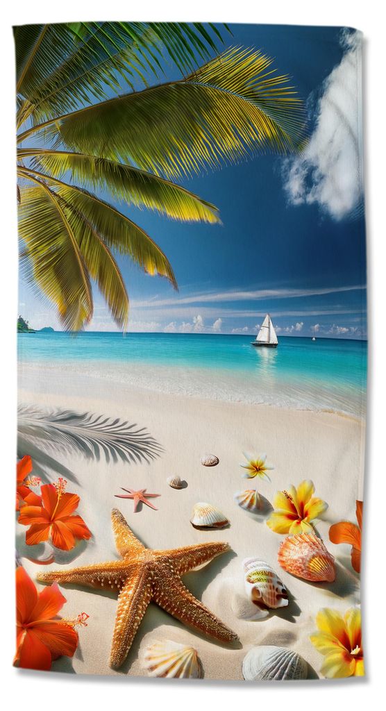 Beach towel Good Morning 100x180 cm -