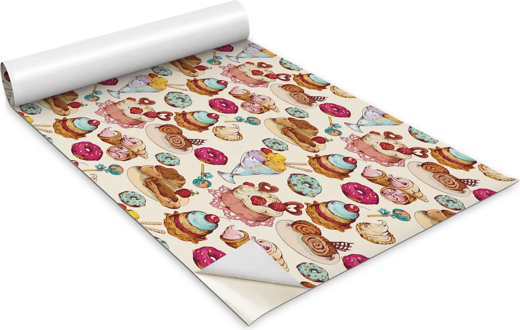 Pellicola Adesiva Mobili 100x50 cm | Caramelle Colorate Tagliabile