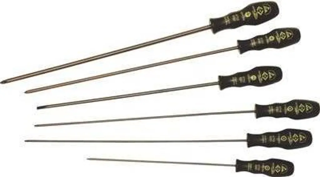 Jeu de 6 tournevis C.K Triton T4797ESD de précision pour électronique