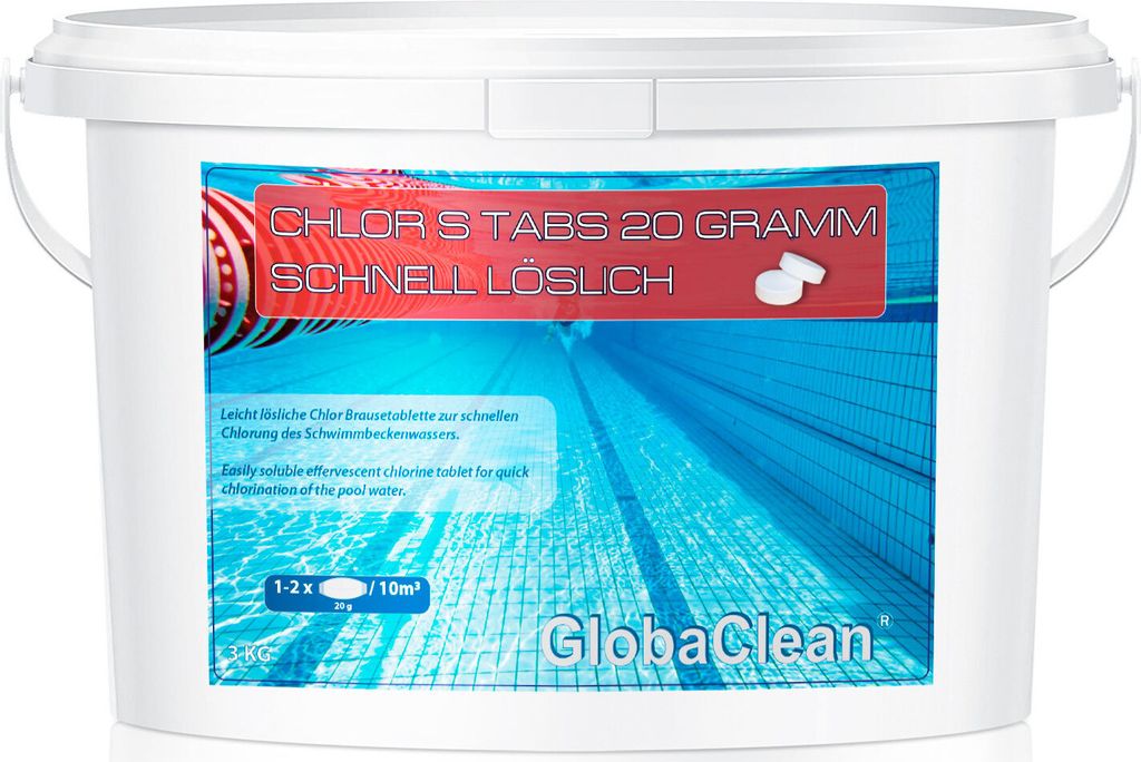 3 kg Pool Chlor S Tabs 20g