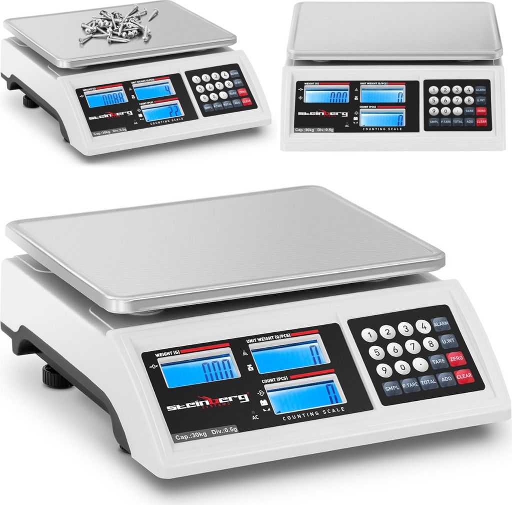 Expondo Steinberg Systems počítací váha – 30 kg / 0,5 g – Obrázek produktu 