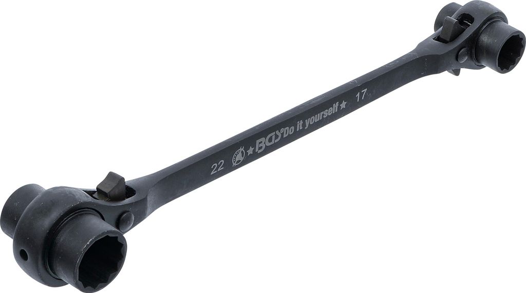Gerüstbauer-Knarre | 4-in-1 | SW 14 - 17 - 19 - 22 mm Produktbild 