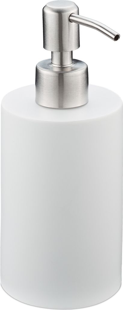 Dispenser per sapone Relaxdays, 180 ml, ricaricabile, Immagine del prodotto 
