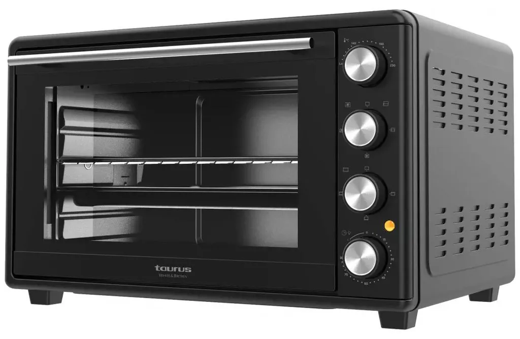 Four de Table Taurus 45L Noir Idéal pour Cuisiner en Famille 2000W