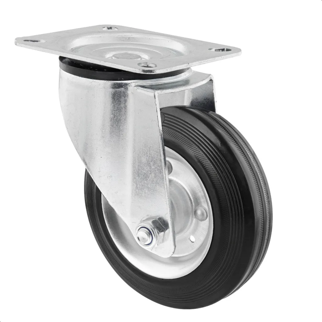 WAGNER Roulette pivotante robuste RO 6160 finition argentée 4616001