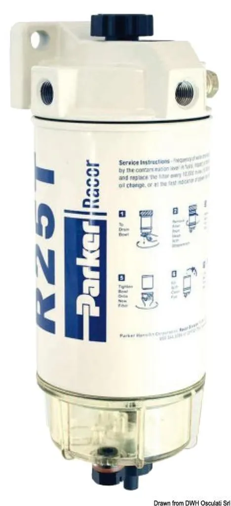 Séparateur d'Eau de Carburant 170 l/h pour Protection Injecteurs Diesel