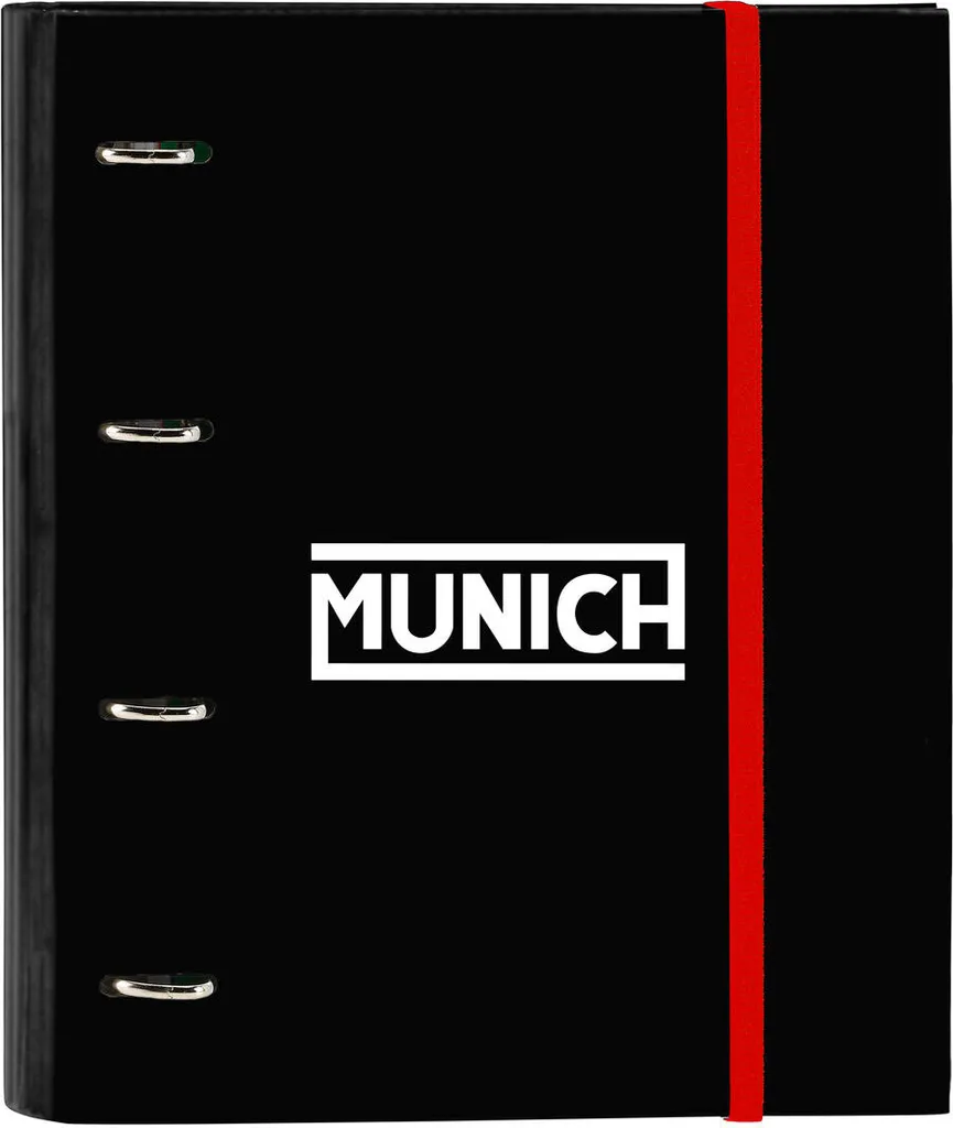 Classeur de bureau format A4 Munich Vulcan rigide avec anneaux
