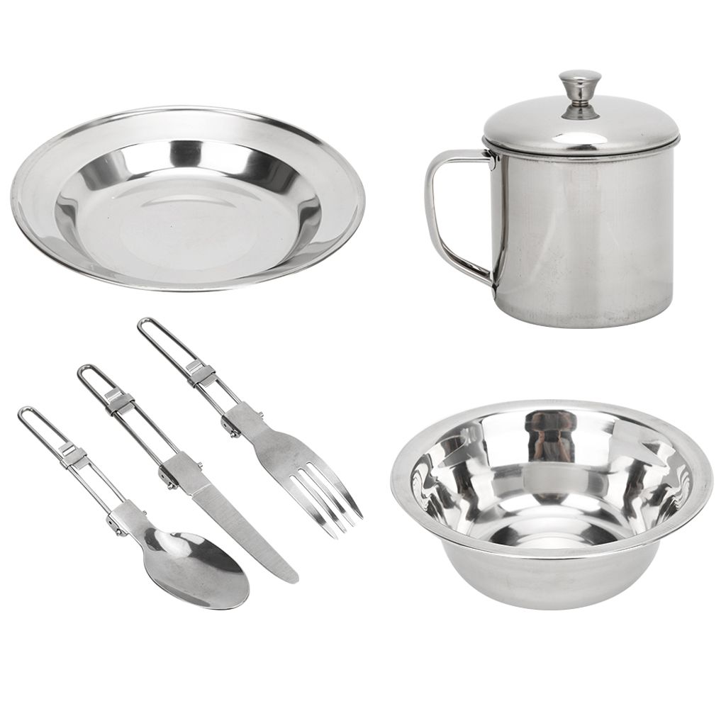 Outdoor-Geschirr,Picknick-Kochgeschirr,Outdoor-Geschirr,Camping-Geschirr-Set,Camping-Kochgeschirr,Outdoor-Kochutensilien