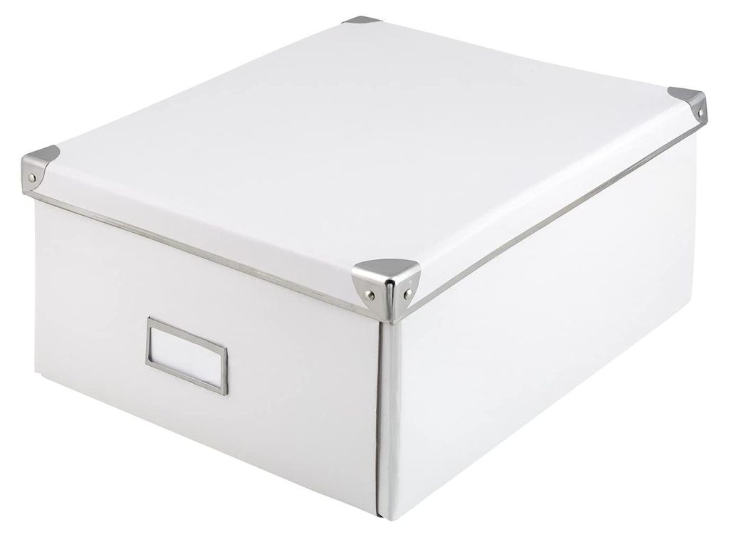 Boîte blanche, avec couvercle, 36x28x17cm - Boîte de Image du produit 