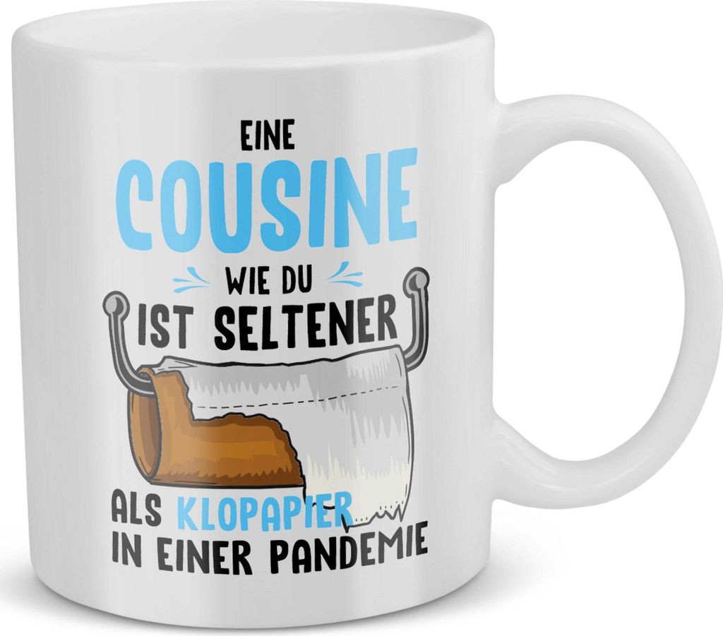 22Feels Beste Cousine Geschenk Geburtstag Weihnachten Tasse Mädchen Frauen Du Wirst Cousine Kaffeetasse Haferl