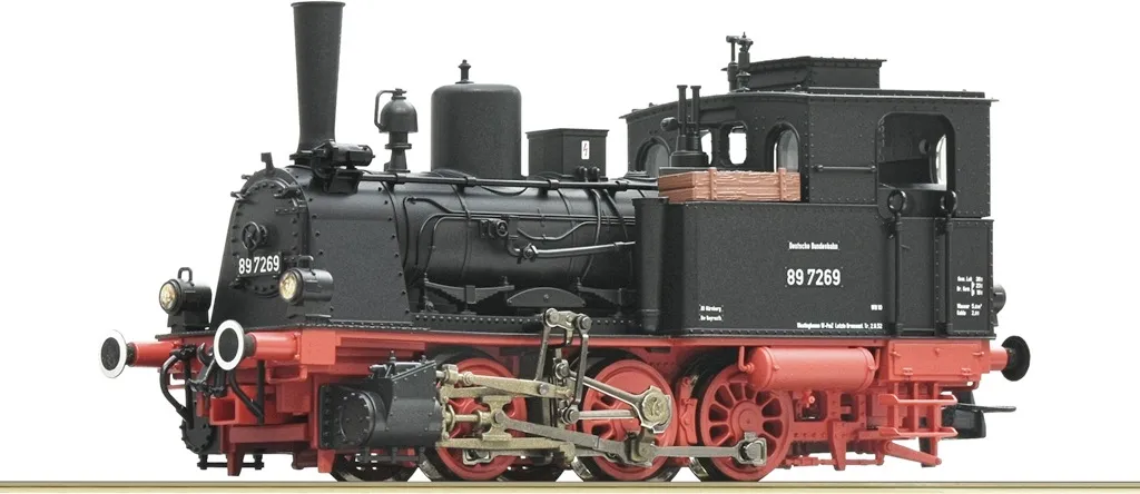 Roco 7110014 Locomotive à vapeur 89 7296 DB numérique HO échelle 1:87