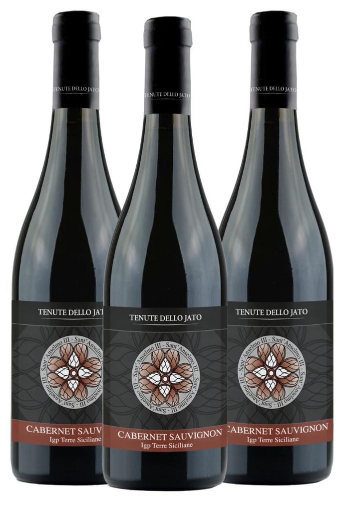 Tenute dello Jato - Sant Anselmo Cabernet Sauvignon IGT Rotwein - 13,5 Prozent vol - 3 x 750 ml
