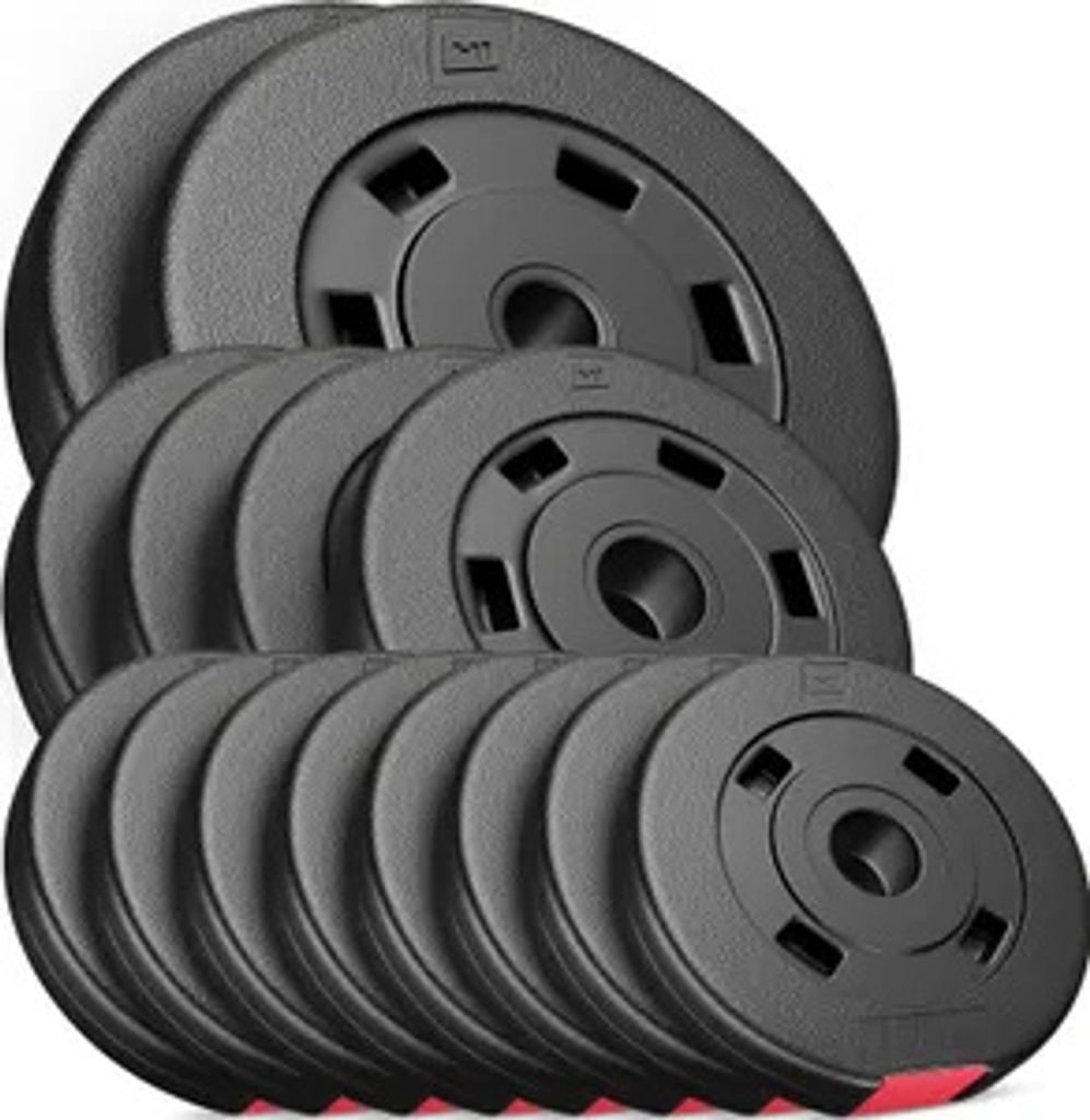 Hop-Sport 30kg Kunststoff Hantelscheiben 30 mm - Gewichte Produktbild 