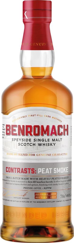 Benromach Distillery Benromach Peat Smoke 46%vol. Speyside 2012 Whisky ( 1 x 0.7 L )