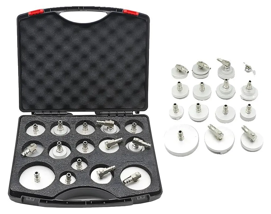 Kit purgeur de freins 15 pièces aluminium pour entretien voiture