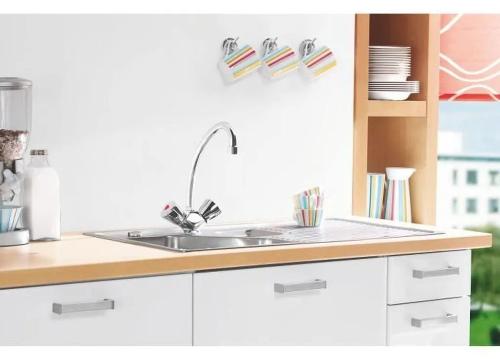 Mitigeur de Cuisine Grohe QuickFix Costa Trend pour Rénovation Facile - 2
