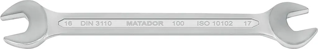Clé plate 27x32 mm idéale pour entretien de machines et poids lourds