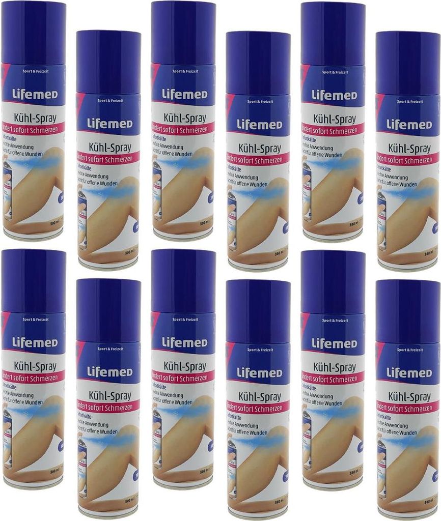 12 x 300 ml chladicího spreje "Lifemed" Obrázek produktu 