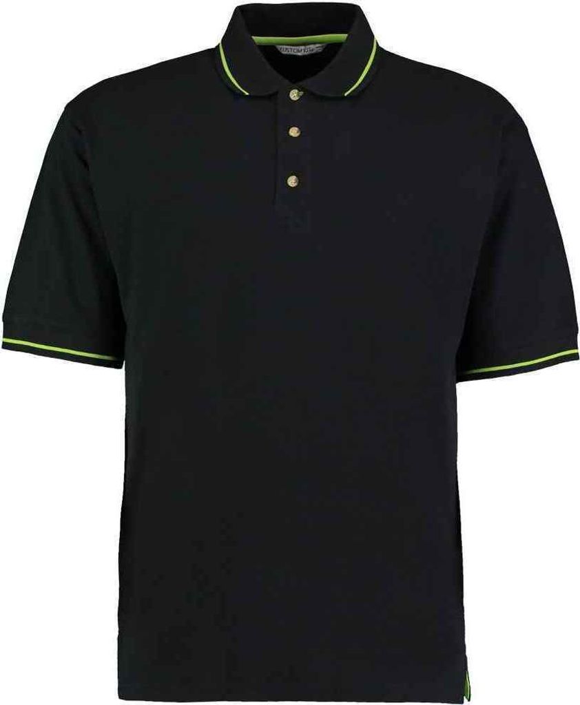 Kustom Kit - Poloshirt für Herren PC6460 (XL) (Schwarz/Limone)
