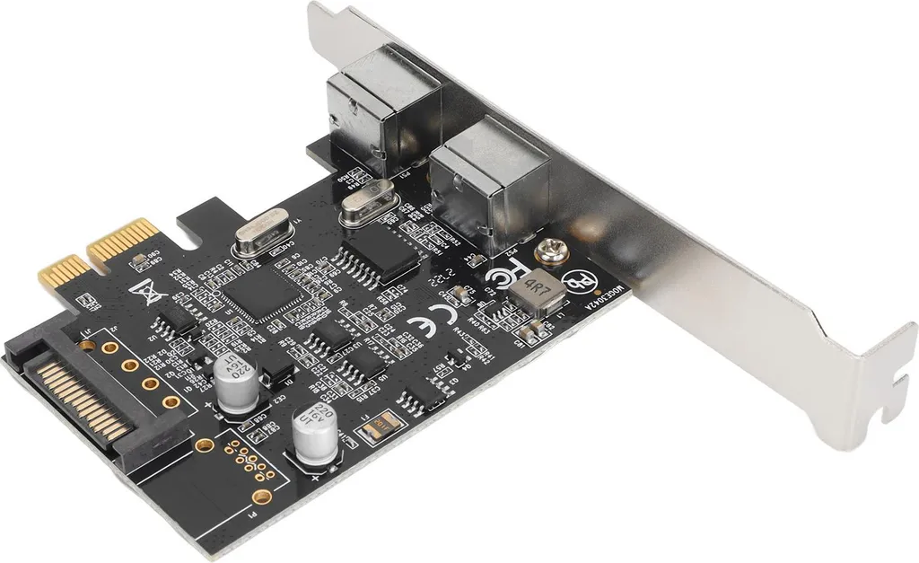 Carte PCIe PS2 Plug and Play avec Interface SATA pour Clavier et Souris - 5