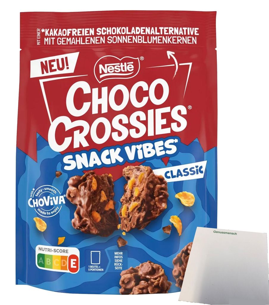 Nestlé Choco Crossies Classic (100g Beutel) + usy Block Produktbild 