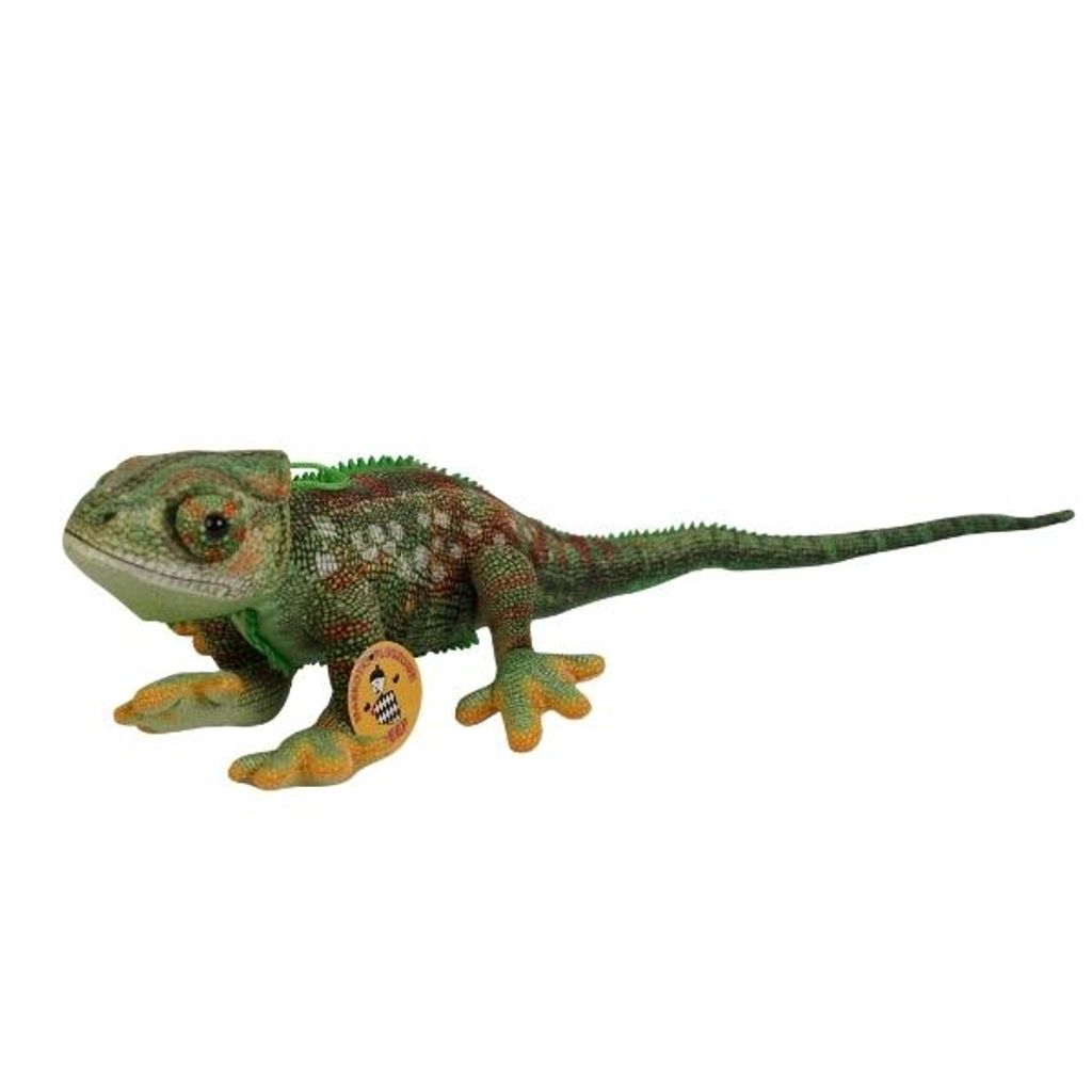 Peluche camaleonte 50 cm verde, animaletto da coccolare, Immagine del prodotto 