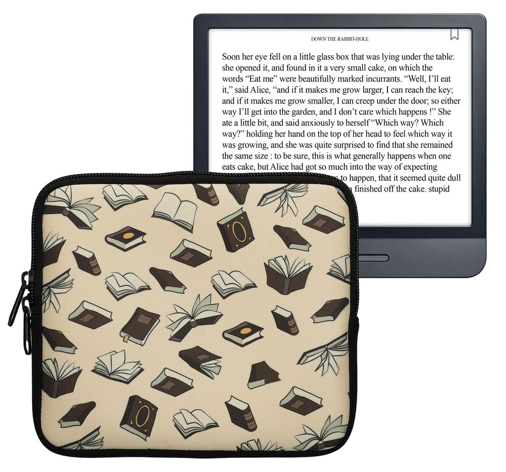 kwmobile Tasche für eReader - Neopren Hülle Schutzhülle Produktbild 