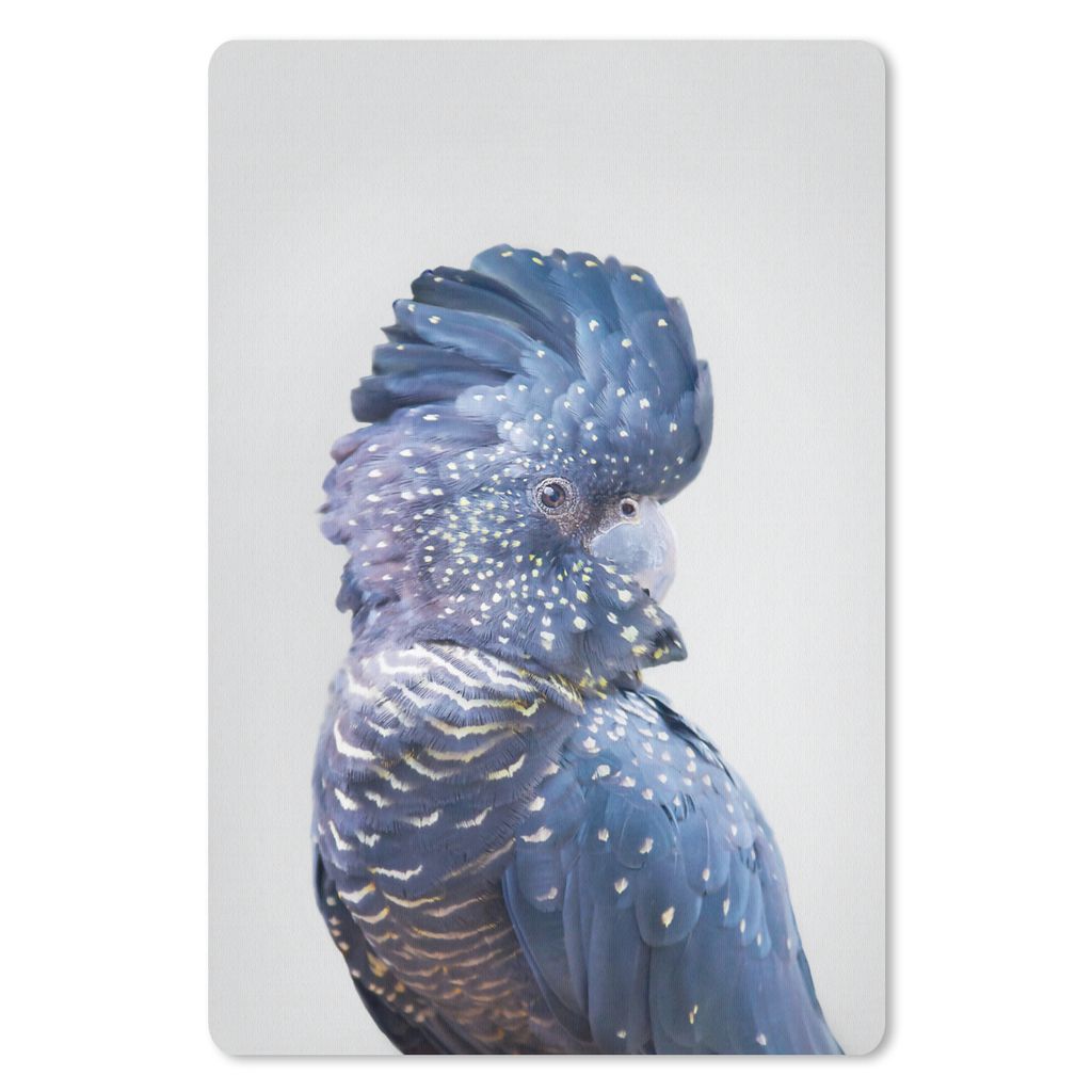 MuchoWow Mauspad Mousepad Kakadu - Blau - Tiere - Natur 18x27 cm - Mousepads - Maus Mat - Pad - Mausunterlage