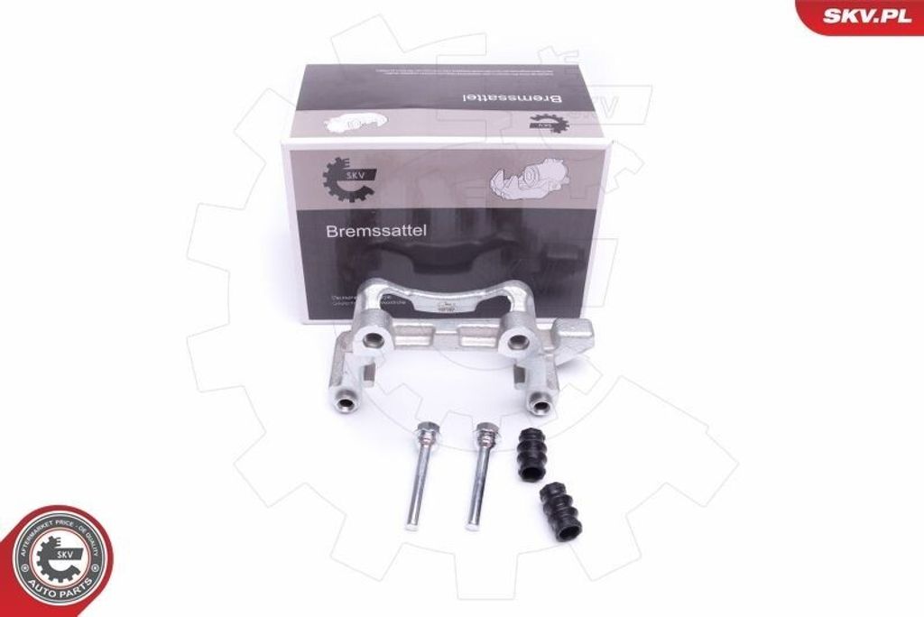 ESEN SKV 50SKV554 Bremssattel-Träger Halter Hinten Rechts für VW GOLF VI (5K1) Golf V Schrägheck (1K1) TOURAN (1T1, 1T2) GOLF PLUS (5M1, 521)