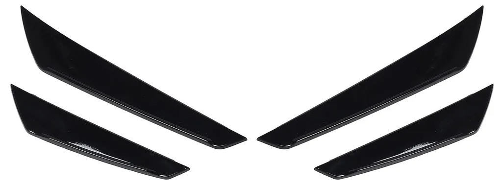 Lame de pare-chocs avant WRX STI VB 2022+ en noir brillant aérodynamique