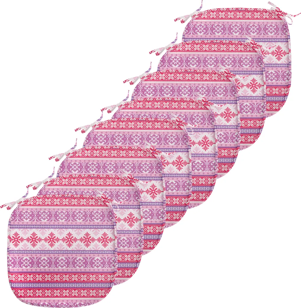 Coussin de Chaise Imperméable Lot de 8 pour Salle à Manger et Cuisine