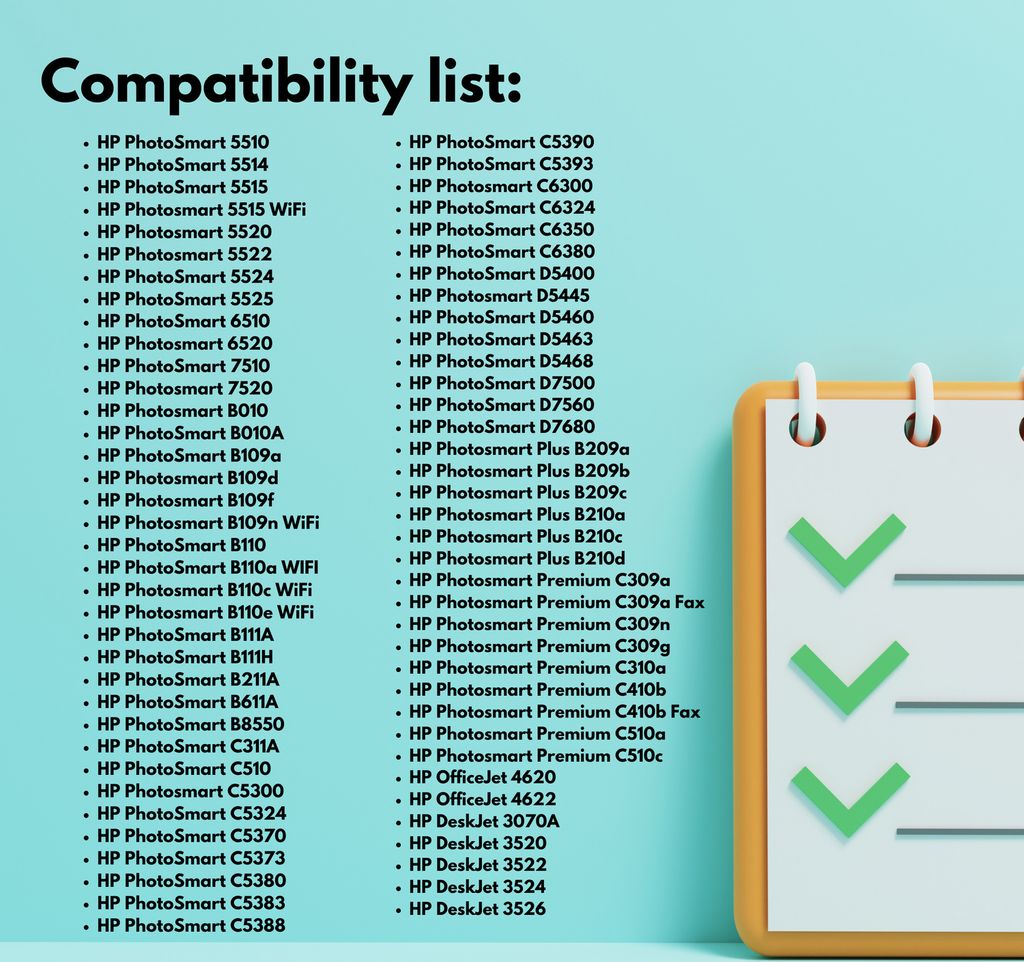 Cartuccia D'inchiostro Compatibile QSYRAINBOW Per Hp 364 Xl HP364 DeskJet 3070A - Foto 9